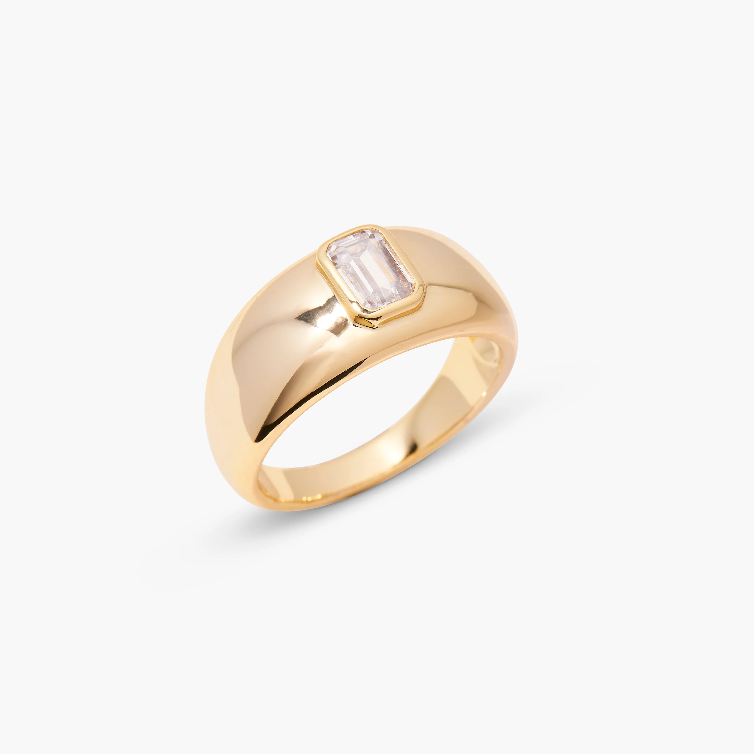 Carter Baguette Dome Ring | Brook and York