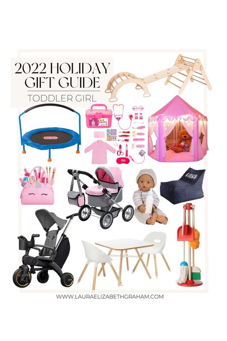 Toddlers are so fun to shop for! Rounded up some gifts for the precious little girl in your life.

Toddler gifts | girl gifts | gift guide | doona trike | trampoline | kids toys 

#LTKkids #LTKHoliday #LTKbaby