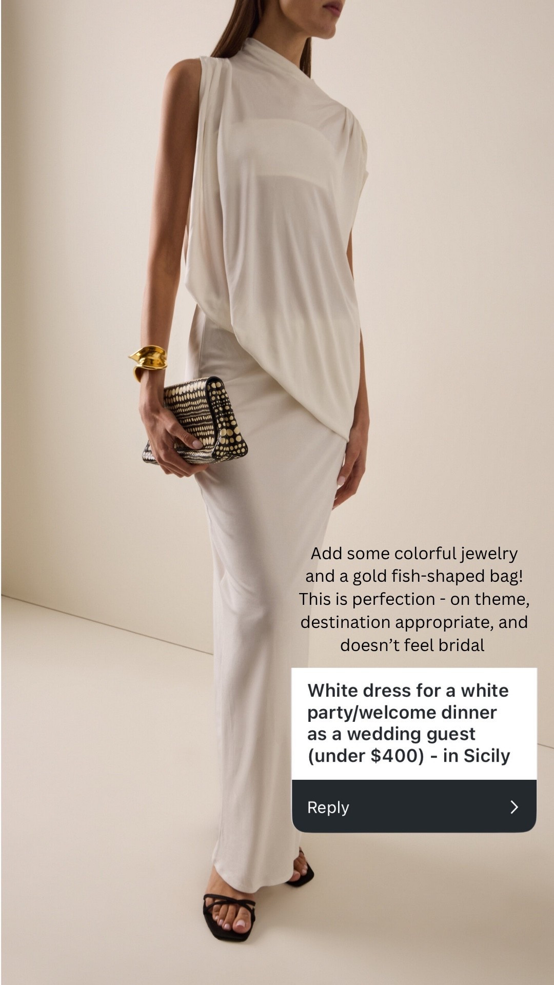 Welcome party dress in Sicily! 🤍


white dress, maxi dress, welcome party outfit, dinner outfit, dinner dress