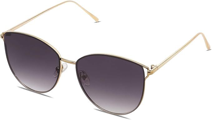 SOJOS Mirrored Flat Lens Fashion Sunglasses for Women SJ1085 | Amazon (US)