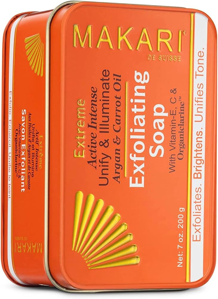 MAKARI Extreme Active Intense Argan & Carrot Oil Exfoliating Soap (7 oz) | Radiance-Boosting Bar ... | Amazon (US)