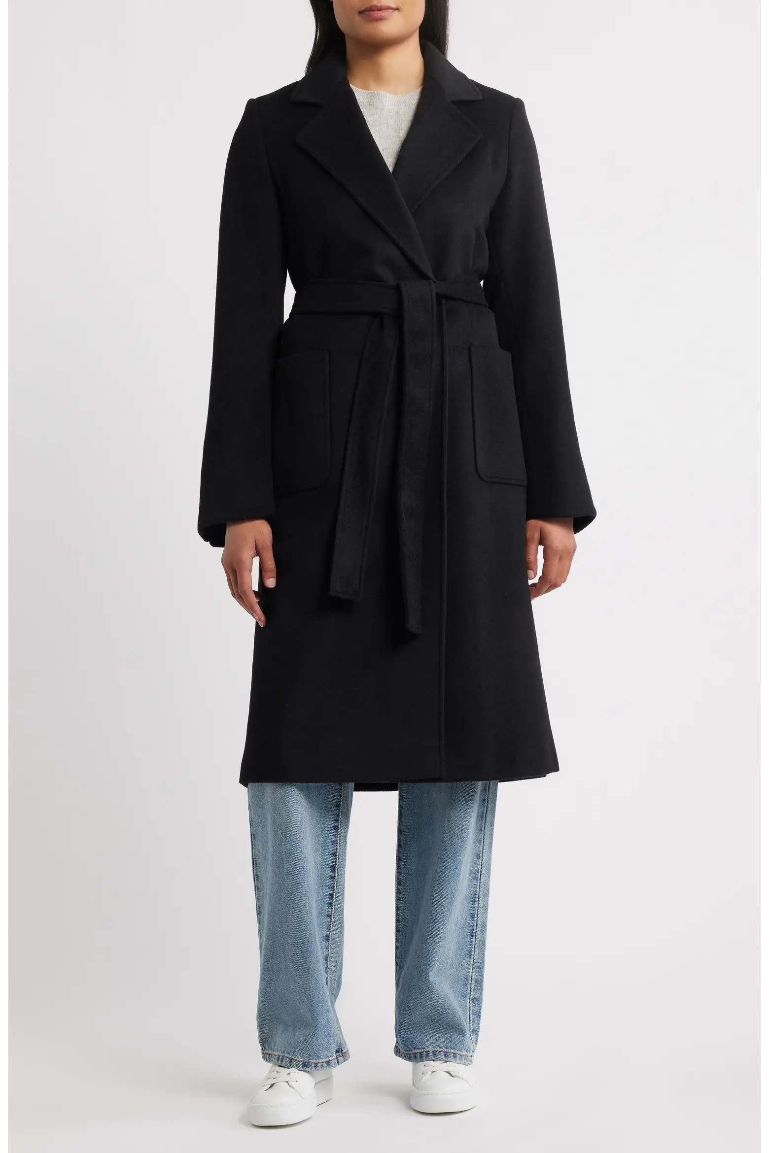 Longline Wrap Coat (Women) | Nordstrom | Nordstrom
