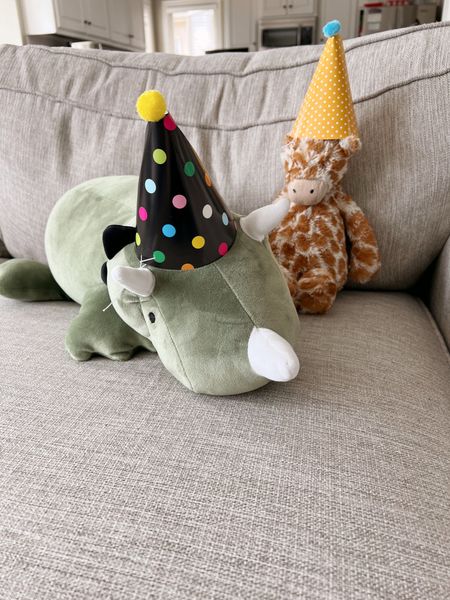 We’re getting ready for a birthday boy over here!! Can’t believe I’ll have a 4-year old tomorrow! His stuffies will be greeting him with party hats in the morning! 

#LTKKids #LTKFamily #LTKParties