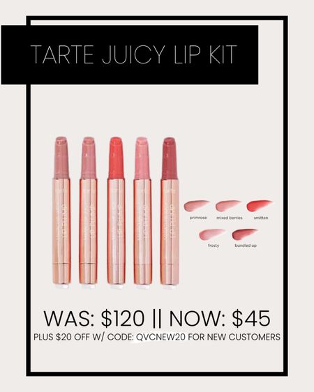 Tarte juicy lip deal!! $5 each with code! 

#LTKGiftGuide #LTKbeauty #LTKsalealert
