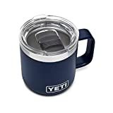 YETI Rambler 10 oz Stackable Mug, Vacuum Insulated, Stainless Steel with MagSlider Lid, Navy | Amazon (US)