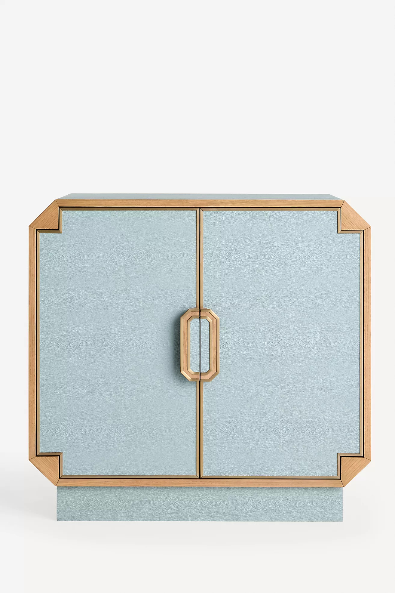 Dakota Shagreen Bar Cabinet | Anthropologie (US)
