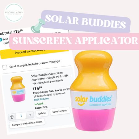 Make your sunscreen application completely stress & tantrum free with this sunscreen applicator! 

#LTKbaby #LTKkids #LTKfamily