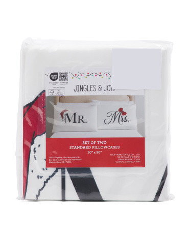 Mr. And Mrs. Pillowcase Set | TJ Maxx