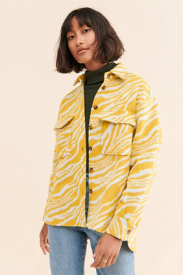 RAHI Zebra Shirt Jacket | Anthropologie (US)