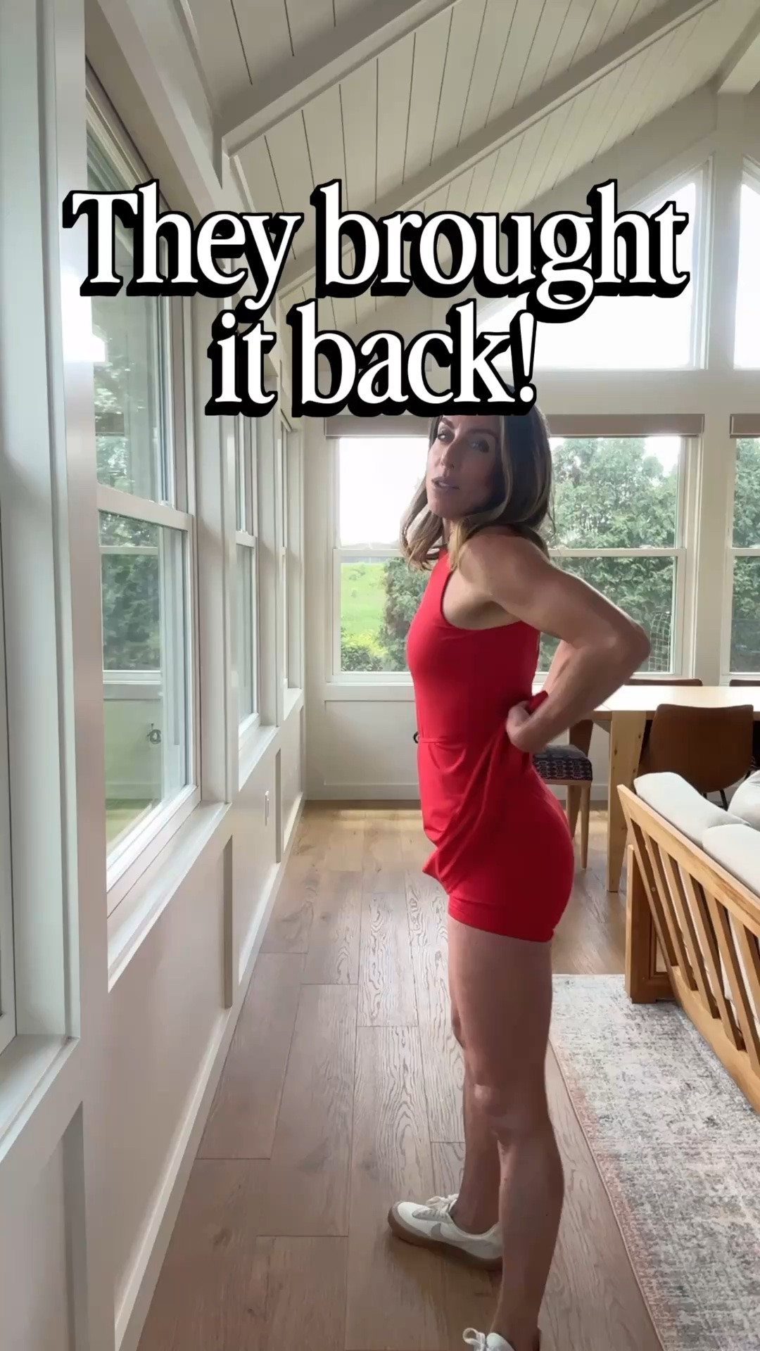 They always bring the best stuff back! I love this bathroom friendly athletic dress from Target! Fits tts. **