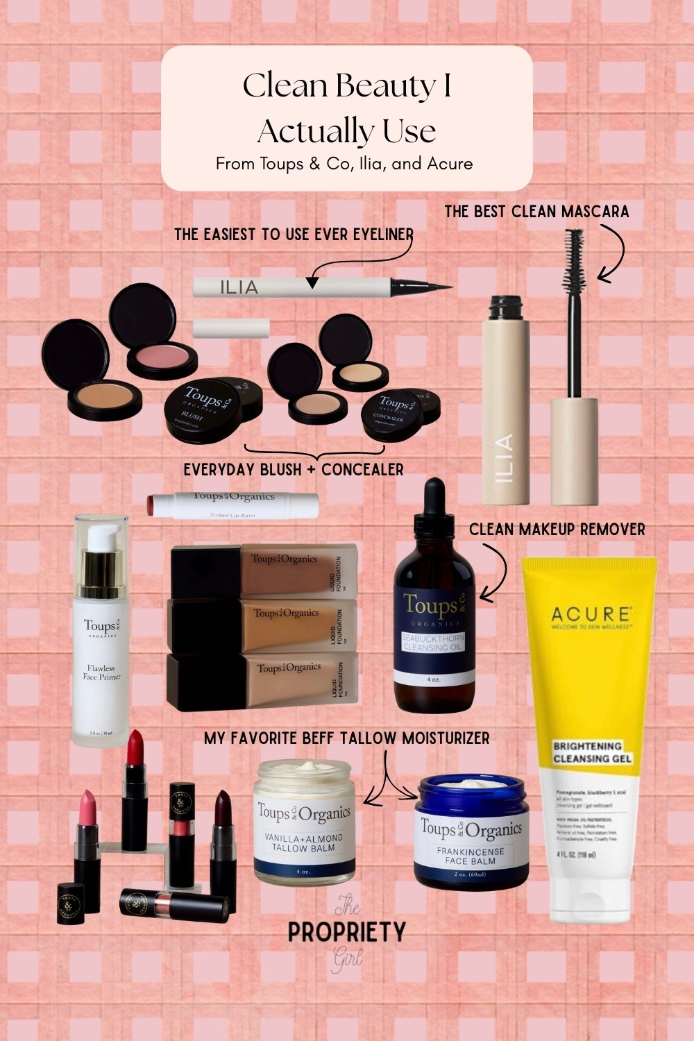 I’ve been on the nontoxic bandwagon for about four years now and one of the easiest swaps for me has been my makeup and skincare. With one exception… mascara! This Ilia mascara is my favorite I’ve found so far and works as well as the drugstore brands which was not the case for several others I tried.
For keeping moisturized skin, I love beef tallow- especially the frankincense tallow from Toups & Co. I use it nightly! And that eyeliner pen is a no brainer, especially for moms who need a quick but effective makeup routine. 

#LTKBeauty