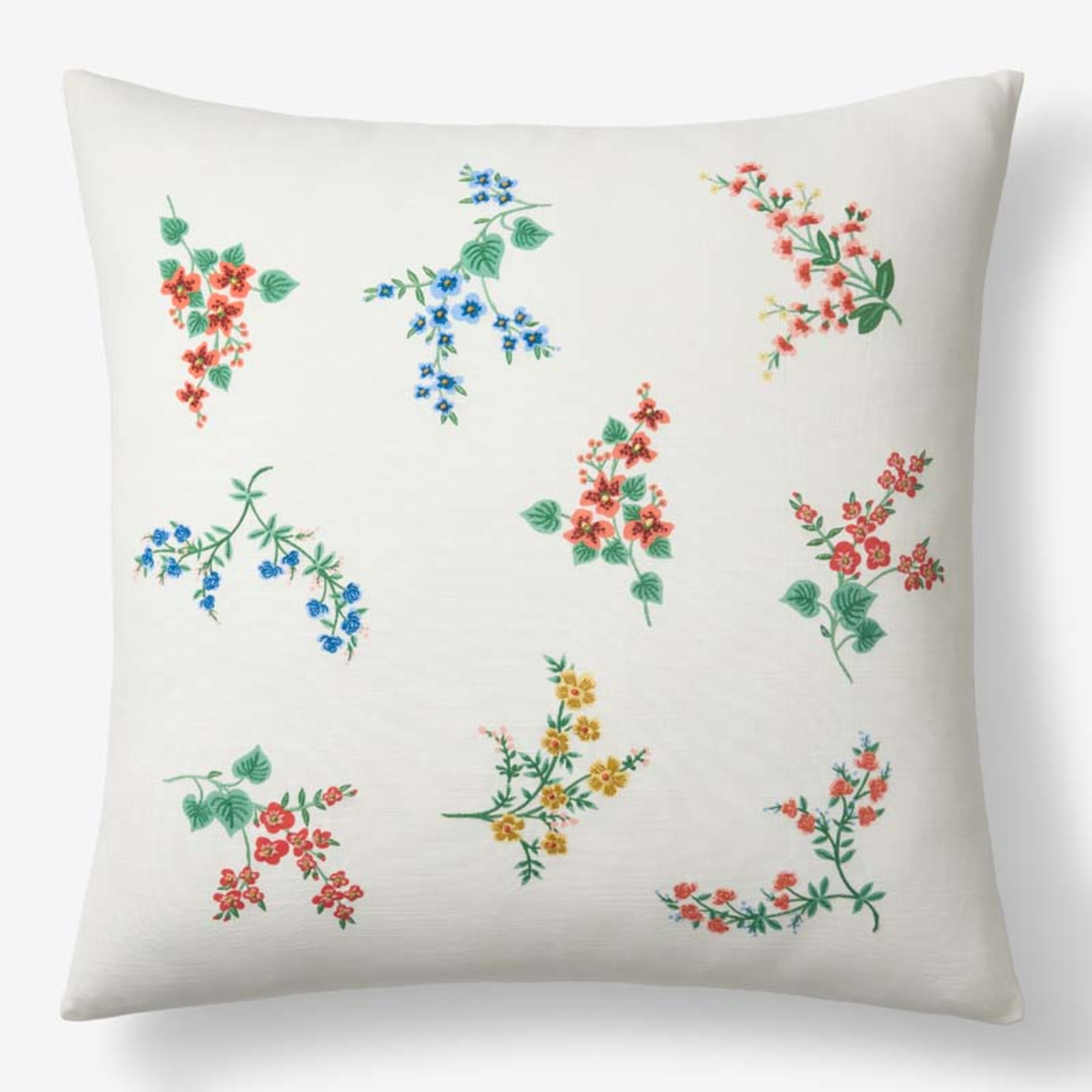 Amelia Decorative Square Pillow Cover - Ivory | The Company Store
