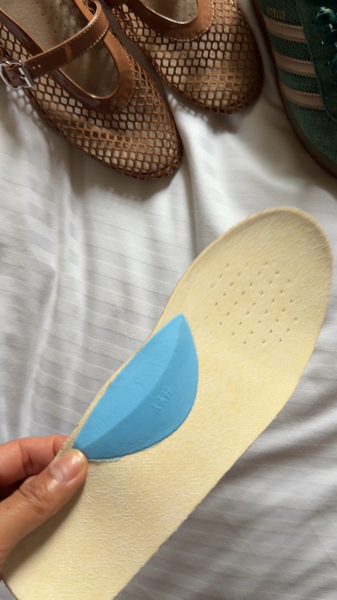 • Barefoot inserts size Small can be trimmed down to size. If between the available sizes, I think you could size up. These add a little arch support and just a tiny bit of thin padding that won't make your shoes too snug. 

• Amazon mesh flats size 6 I've worn these a lot over the summers. I'm normally a size 5-5.5 but they dont make my size. These don't have much padding / cushioning inside so I added the inserts.

Travel , shoe inserts for kids and family

#LTKmomlife #LTKTravel #LTKKids