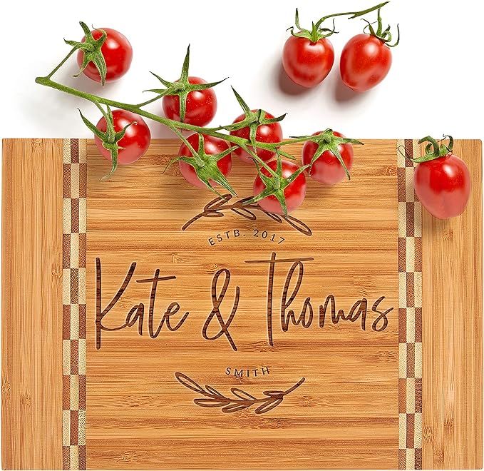 Personalized Cutting Board, House Warming Present for New Home,12 Designs - Wedding Gifts for Cou... | Amazon (US)