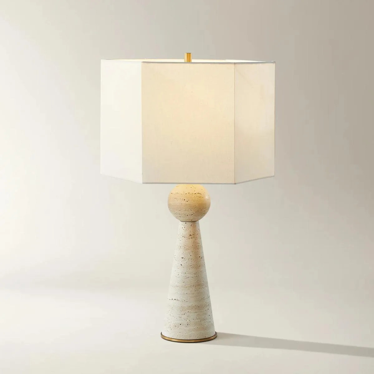 Alviso Travertine Table Lamp | Z Gallerie
