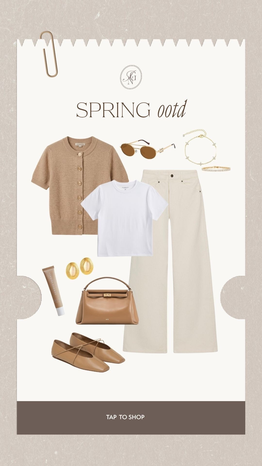 Spring OOTD 🤍 The easiest neutral outfit that feels polished, effortless and  put together. Perfect for everyday plans this season. ✨

#springootd #neutraloutfit #everydaystyle #effortlessstyle #capsulewardrobe #minimalstyle #outfitinspo #chicstyle #springfashion #classicstyle 

 

#LTKootd #LTKSeasonal