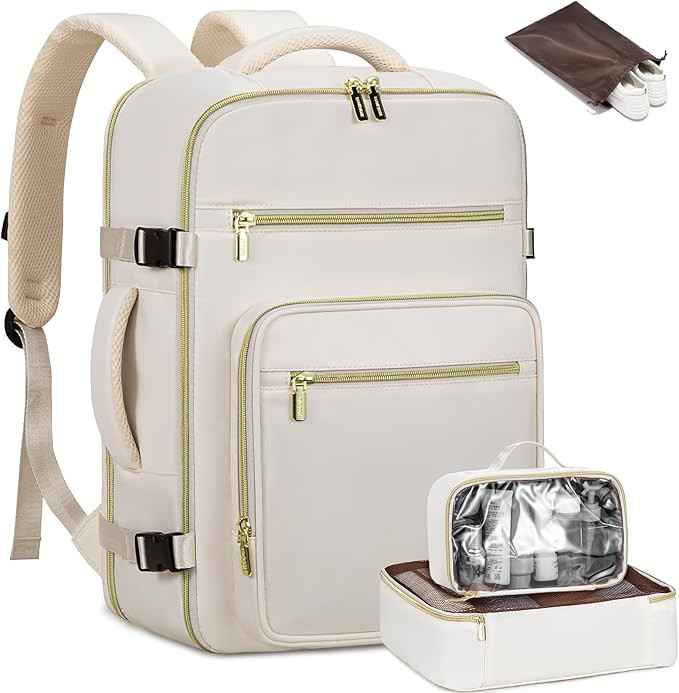 LOVEVOOK Travel Backpack For Women,40L Carry On Backpack Flight Approved,TSA Personal Item Travel... | Amazon (US)