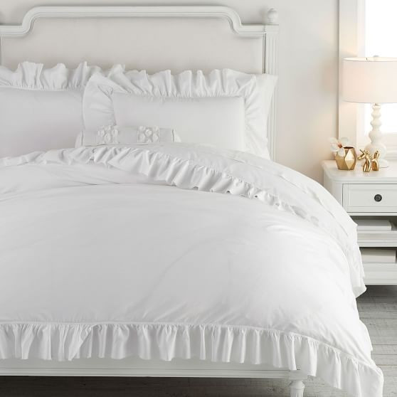 Washed Cotton Ruffle Organic Duvet Cover & Sham

Organic 


$28.50 – $109 | Pottery Barn Teen