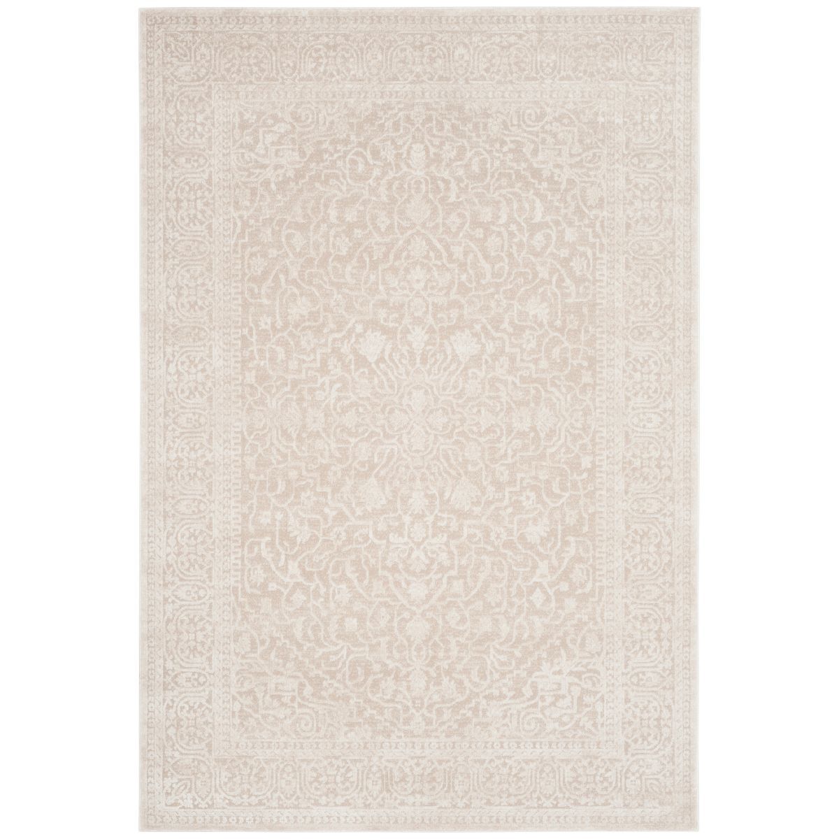 Reflection RFT670 Power Loomed Area Rug - Creme/Ivory - 8'x10' - Safavieh | Target