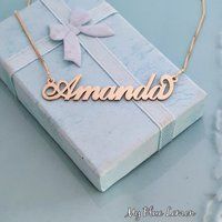 Amanda Name Necklace | Etsy (US)