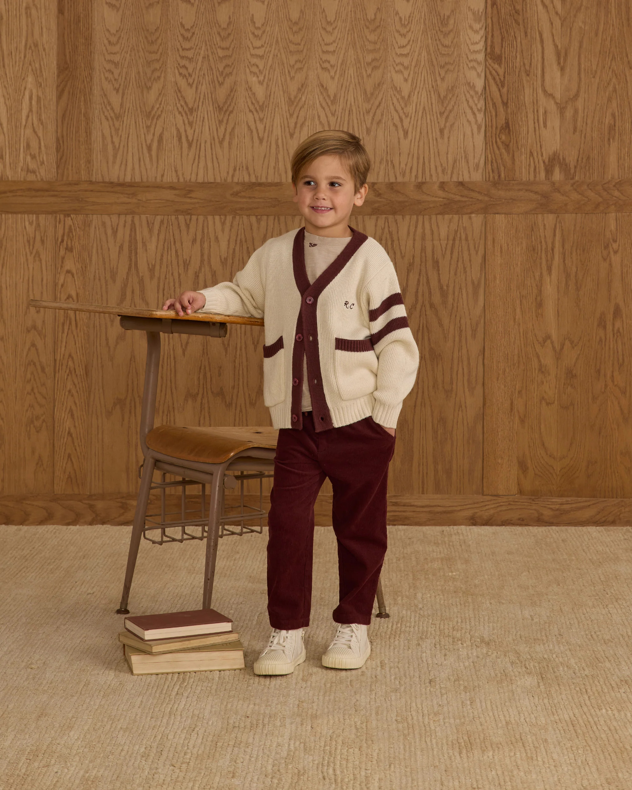 Kalen Pant || Burgundy | Rylee + Cru