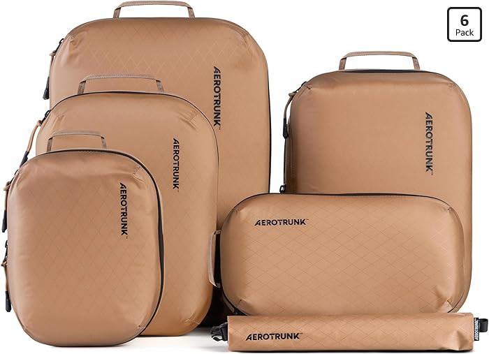 Aerotrunk Ultralight Compression Packing Cubes - Lightweight Travel Organizers for Suitcases and ... | Amazon (US)