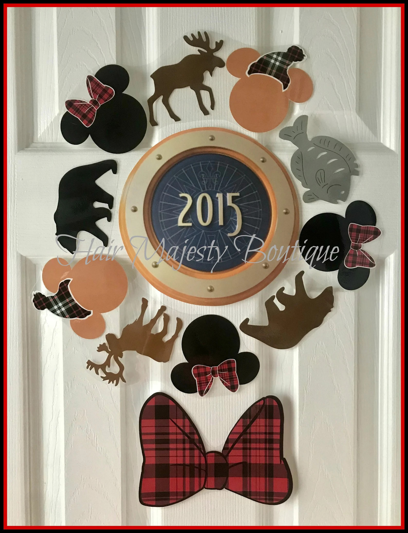 Alaska Mickey Mouse Magnet Wreath For Cruise Door | Etsy (Global)