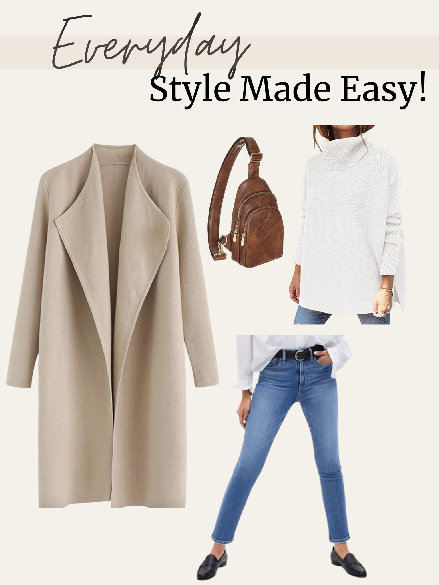 Neutral basics that go so well together and the foundation pieces for a hundred other outfits!! 

#LTKunder50 #LTKunder100