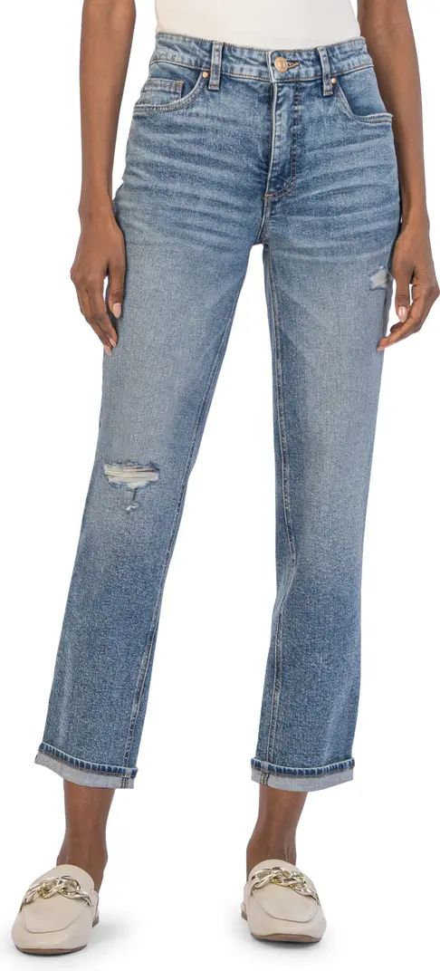 KUT from the Kloth Rachael Fab Ab High Waist Mom Jeans | Nordstrom | Nordstrom