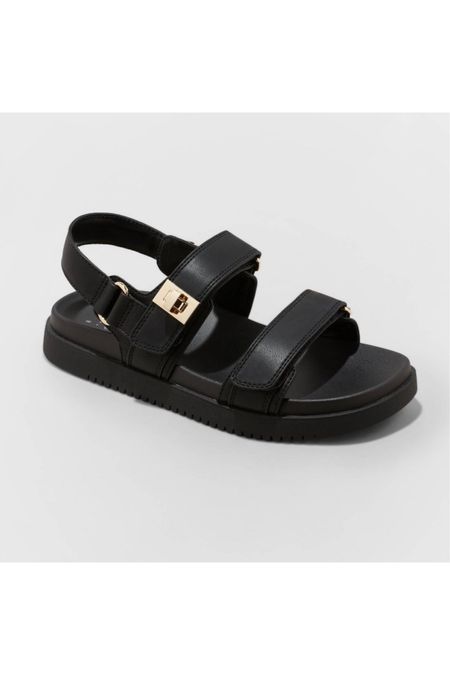 Black target sandals! 

#LTKstyletip #LTKsalealert #LTKshoecrush