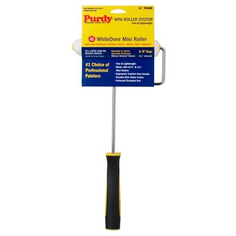Purdy 6.5-in x 3/8-in White Dove Synthetic Blend Mini Paint Roller Lowes.com | Lowe's