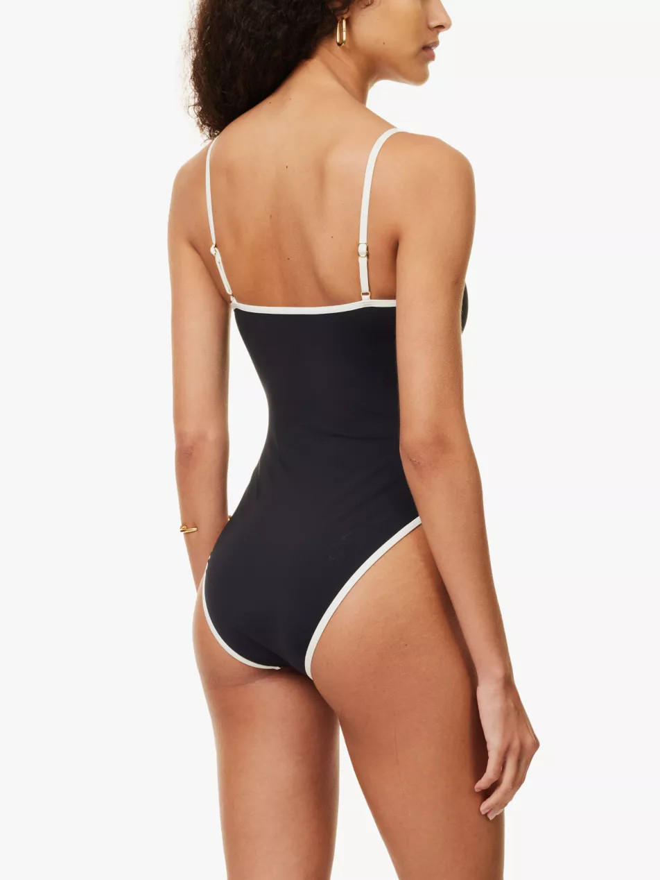 Ravello V-neckline colour-block swimsuit | Selfridges