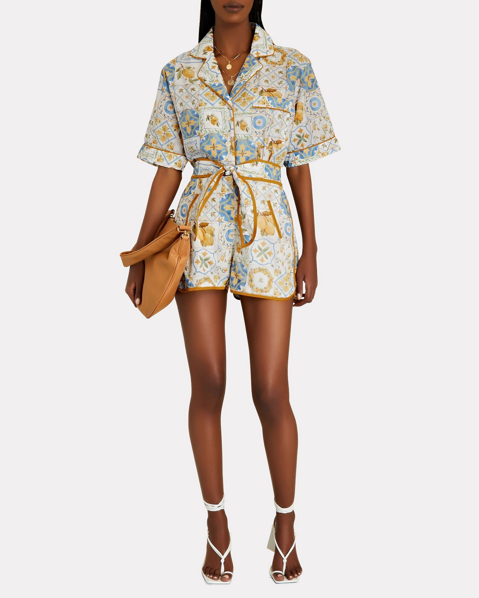 Istra Printed Cotton Button-Down Shirt | INTERMIX