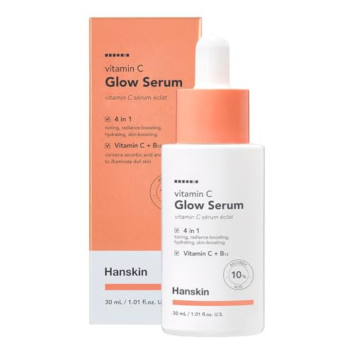 Hanskin Vitamin C Glow Serum with Ascorbic Acid, Toning, Illuminates for Glowing Skin [30ml] | Amazon (US)