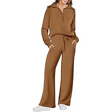 ANRABESS Women 2 Piece Outfits Sweatsuit Oversized Sweatshirt Sweatpants Tracksuit Sweat Lounge M... | Amazon (US)