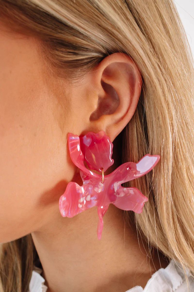 Mermaid Cove Earrings - Pink | The Impeccable Pig