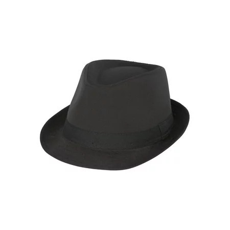 Classic Black Fedora Hat | Walmart (US)