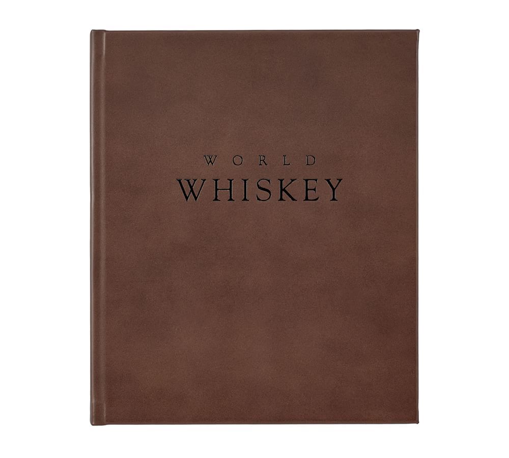 World Whiskey Leather-Bound Book | Pottery Barn (US)