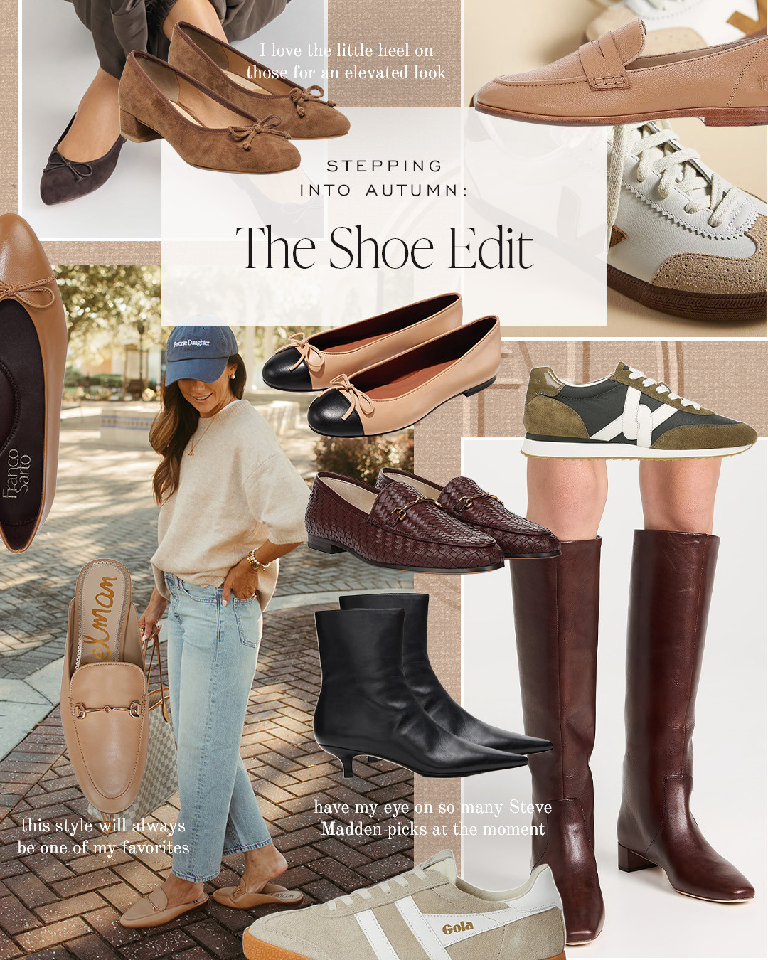 Fall shoe roundup including loafers, cool fall sneakers, the sweetest ballet flats and practical boots.  

 #LTKootd #LTKSeasonal