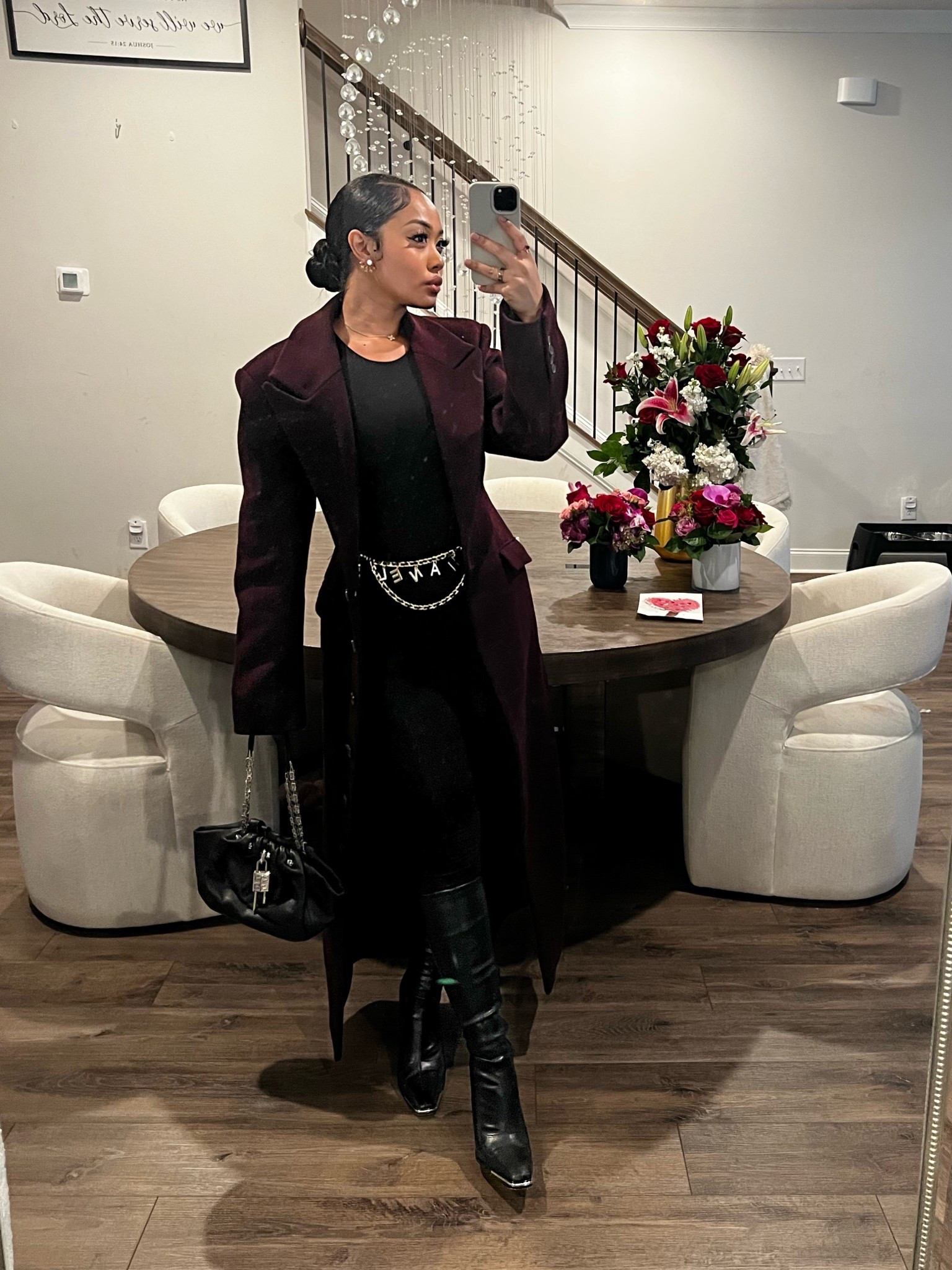 jumpsuit & boots: @fashionnova
coat: @babyboofashion
belt: @chanel

#LTKValentine #LTKootd #LTKgrwm