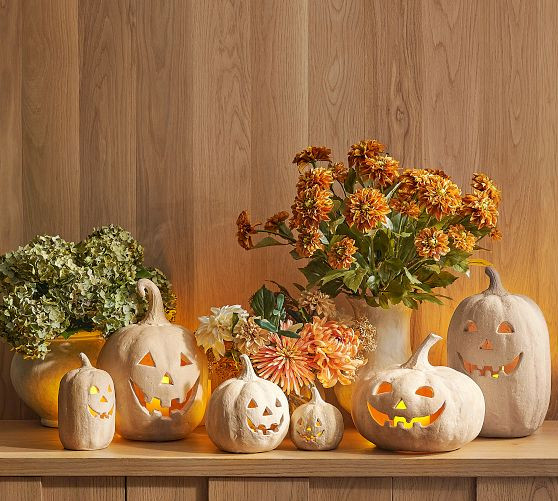 Handmade Terracotta Jack O' Lantern | Pottery Barn (US)