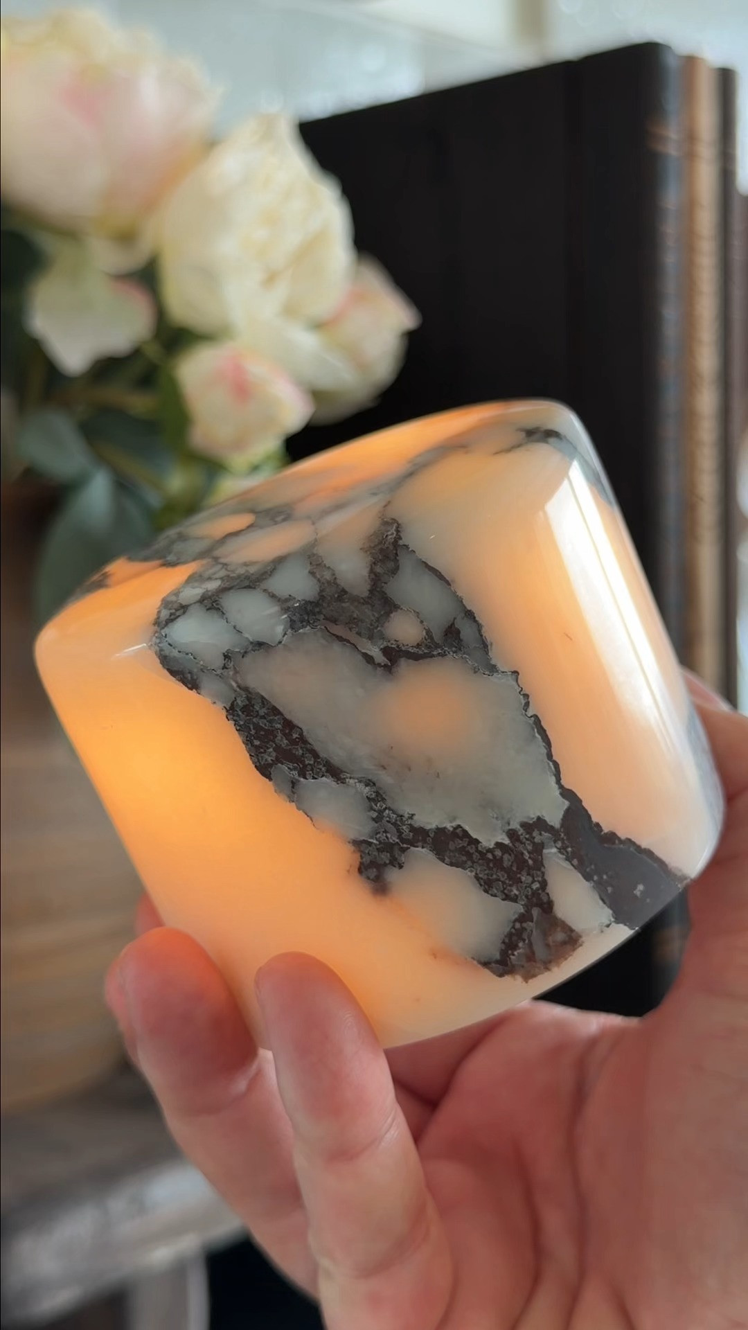 I bought this marble nightlight because I wanted a little glow at night without plugging in something ugly 😅 It's functional, but it also looks like actual decor, which is surprisingly hard to find.

One of those little upgrades that makes a room feel cozier the second the sun goes down. 

 #LTKmomlife #LTKvlog #LTKHome