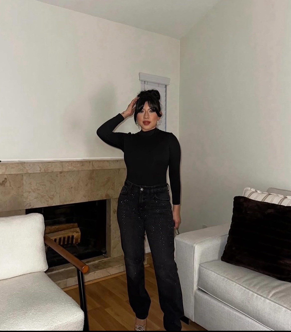 Last minute New Years Eve outfit 🪩 💫  

#LTKBeauty #LTKHoliday #LTKootd