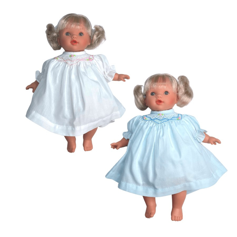 10" blue eyed carly doll with blonde hair and pigtails | Ellifox