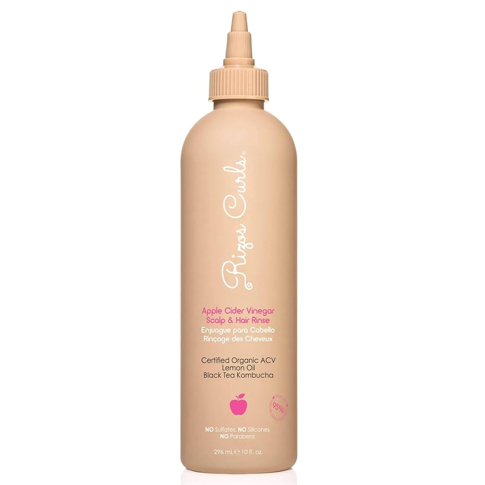 Rizos Curls Apple Cider Vinegar Scalp & Hair Rinse, Clarifies to Remove Product Buildup, Balance ... | Amazon (US)