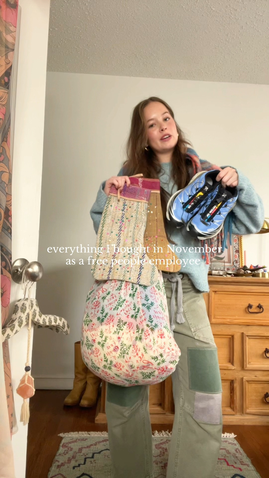 tried and true fp addict back with one of my fav monthly hauls to date!! 🌲💌⛷️🪄❄️ and look at the new holiday bags!!! omg!!✨ #freepeople 

#LTKHoliday #LTKSeasonal #LTKGiftGuide