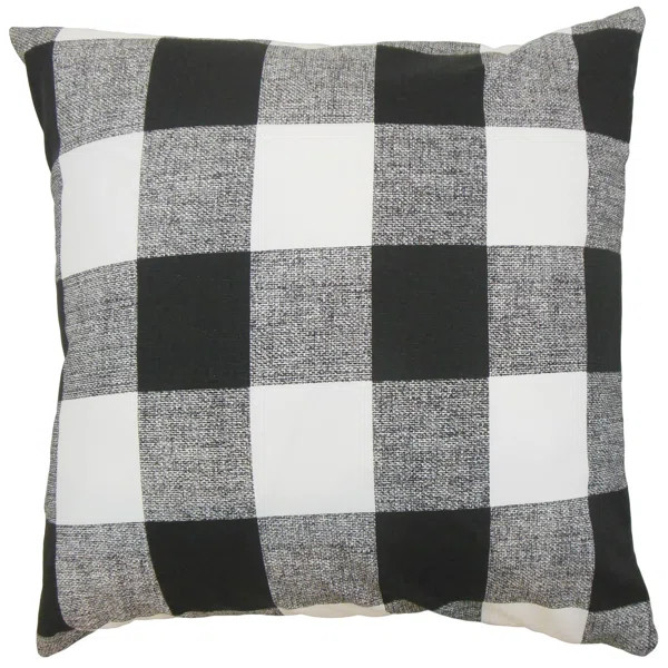Alfonso Plaid Cotton Throw Pillow Cover | Wayfair North America