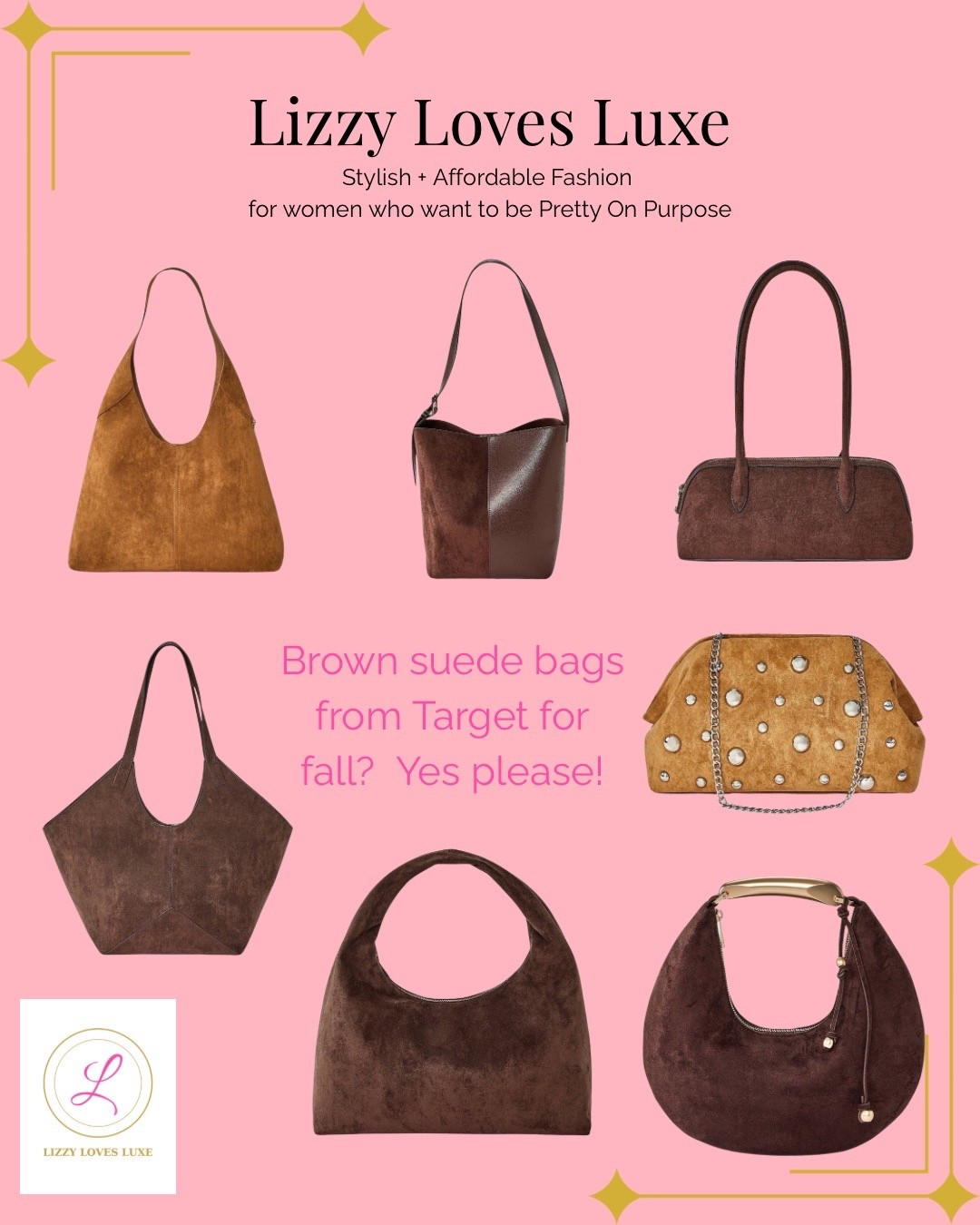 Brown suede bag for fall? Add to cart immediately!

#LTKOver40 #LTKFindsUnder50