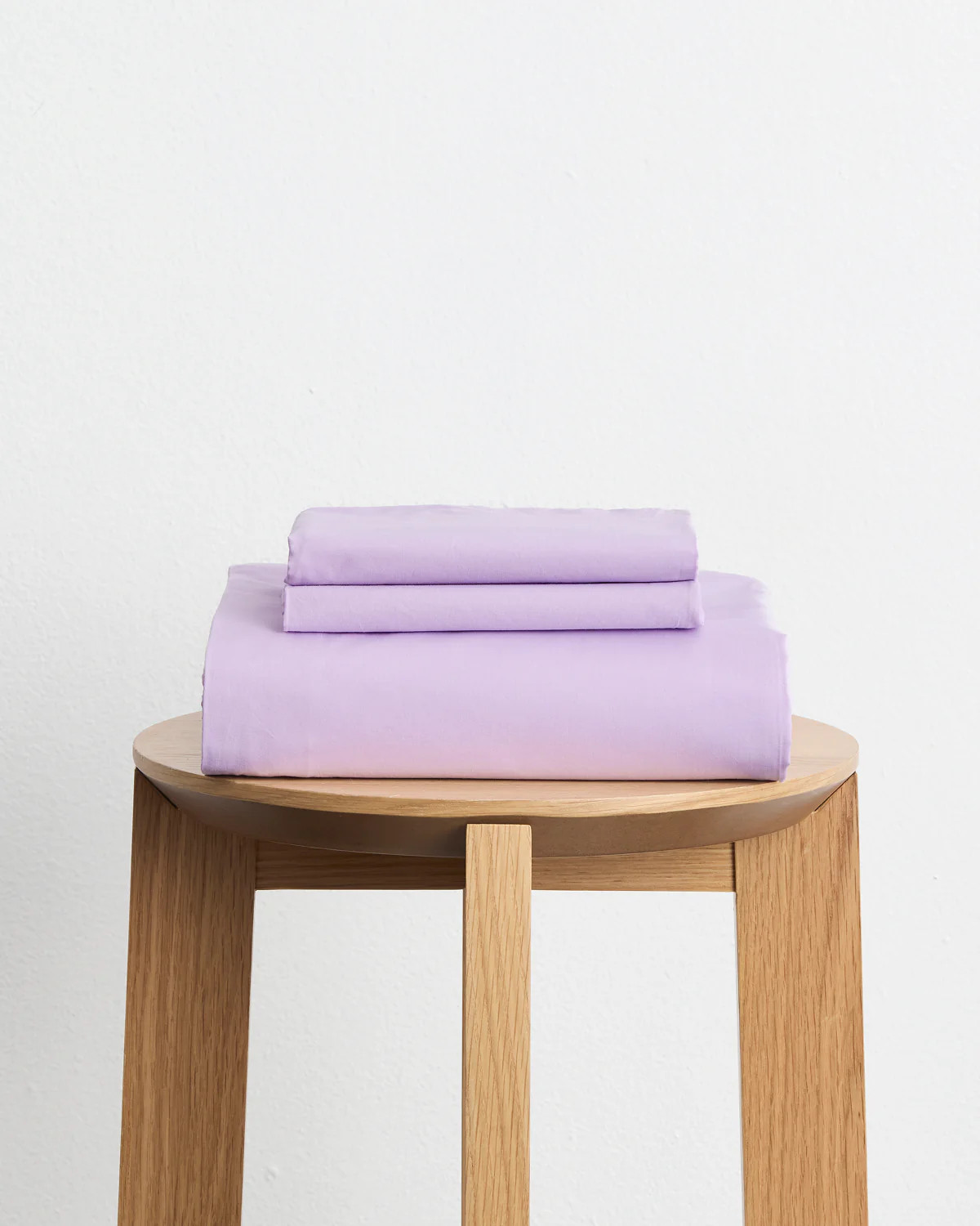 Violet 100% Organic Cotton Percale Duvet Cover Set | Bedthreads US
