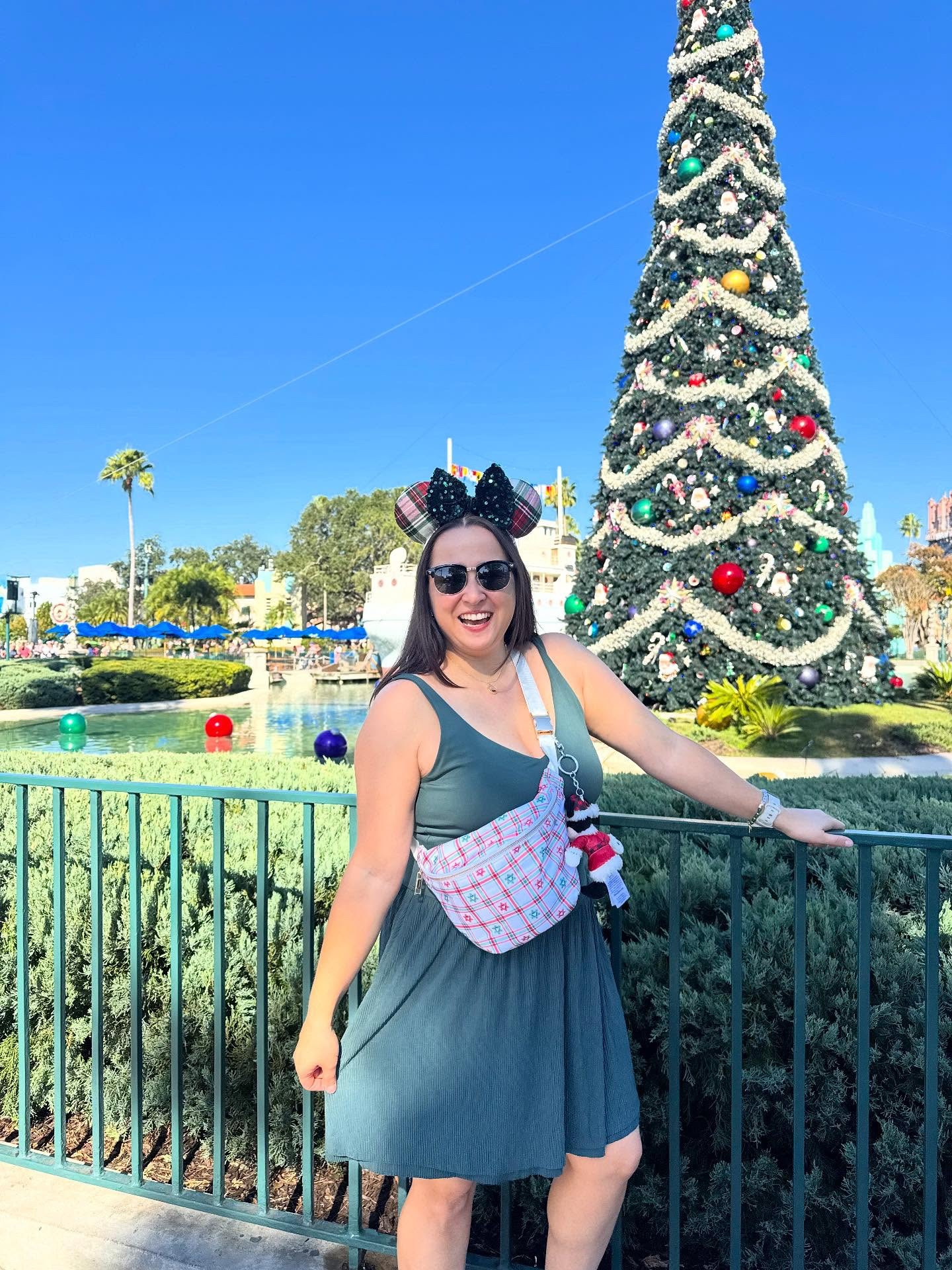 pov: you’re an annual passholder so you go to Hollywood Studios just to get @joffreyscoffeeandtea and watch the Frozen Christmas show ☃️🎄

Disney OOTD: bag- @pixieandpark, ears- @dreamingofmagicdesigns, athletic dress- @target ❤️

📸 first photo by my amazing 3 year old photographer 

#hollywoodstudios #disneymom #girlmom #toddlermom #disneyfashion #disneyworld #annualpassholders #disneylocal #frozen #christmas #holidayseason